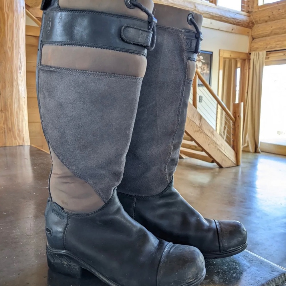 Ariat "Brossard" tall riding boots.